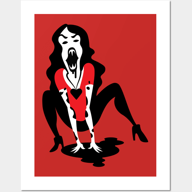 Femmes of Fright - Jennifer! Wall Art by evilgoods